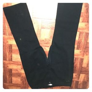 Embellished black jeans